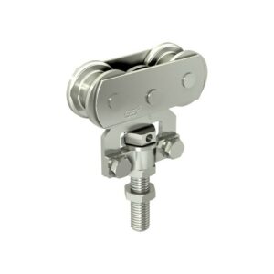 Paire de roulettes pour porte coulissante